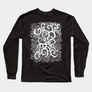 Abstract doodle art Long Sleeve T-Shirt